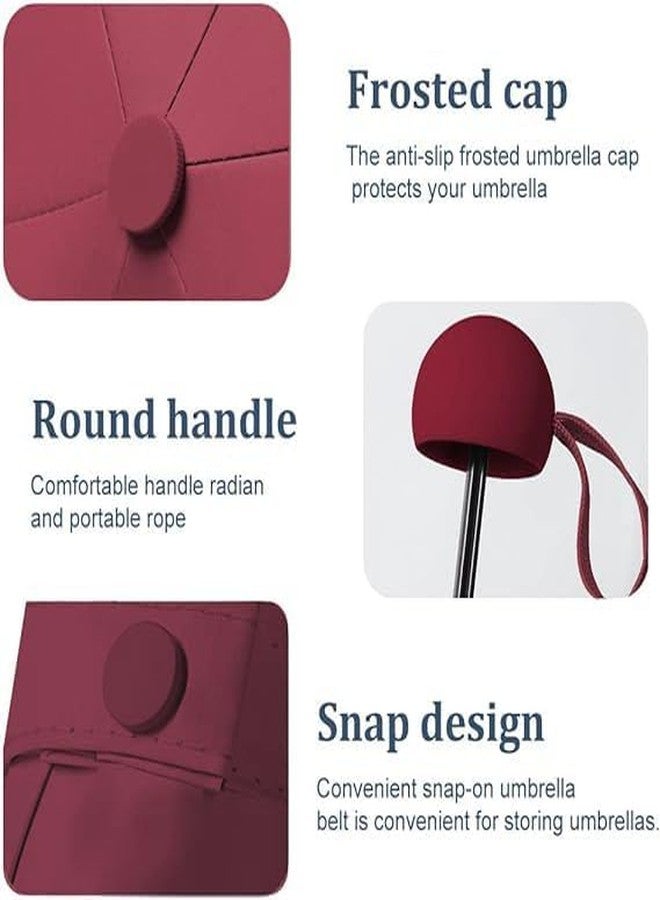 SEVENSPACE UV Big Size Umbrella for Sun Protection Rain Windproof Strong large 2 fold for men women kids boys girls Perfect Umbrella with cover small case stylish Windproof - Image 3